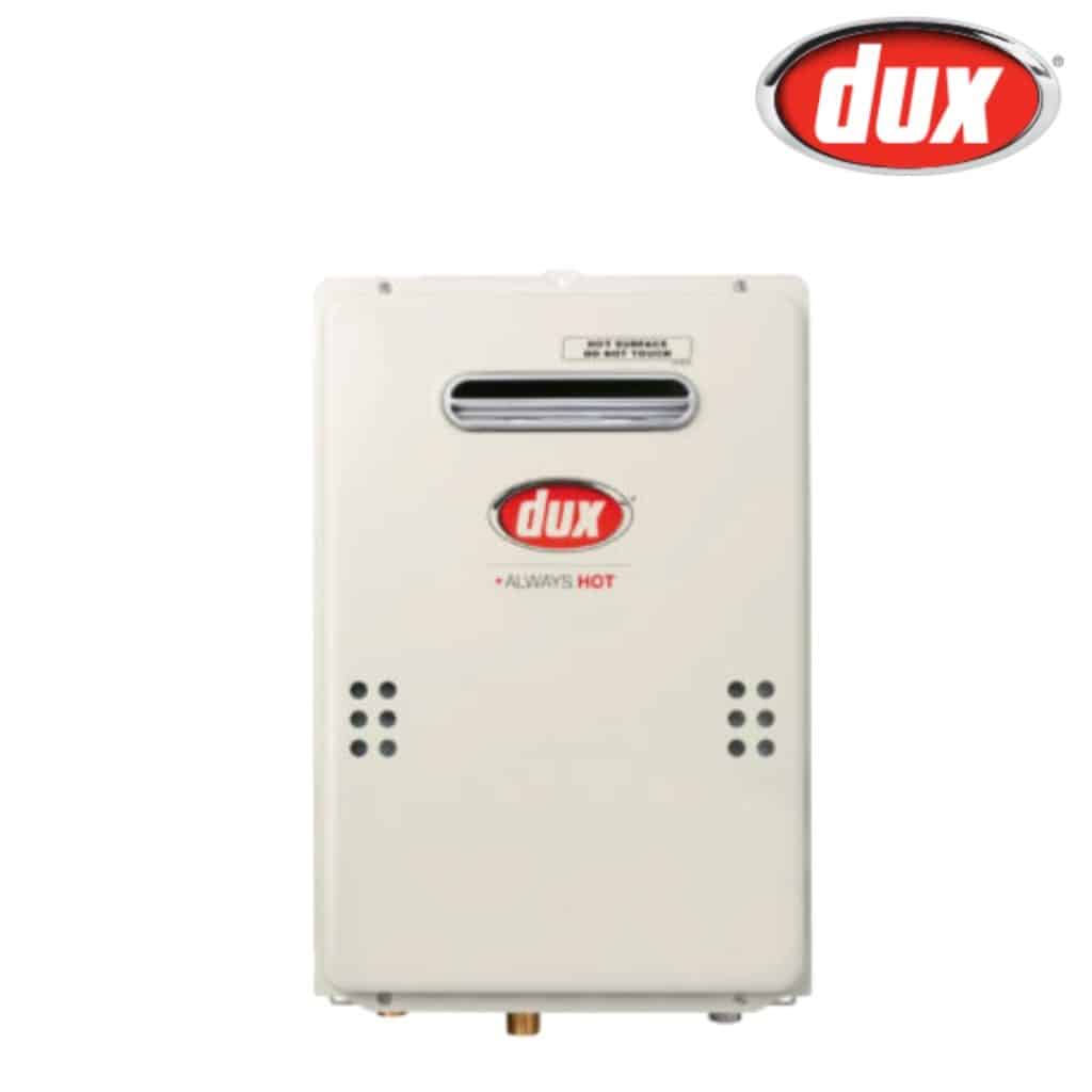 Image presents Dux Hot Water System Installation