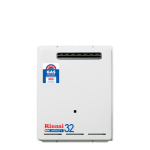 Rinnai 32L Infinity Continuous Flow Gas Hot Water System - 60 Degree