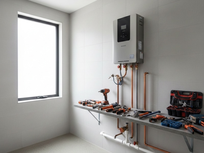 Hot water system installation by licensed plumber in Sydney home